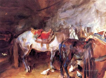 アラブの厩舎 ジョン・シンガー・サージェント Oil Paintings